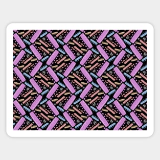 80s vibes zig zag Sticker